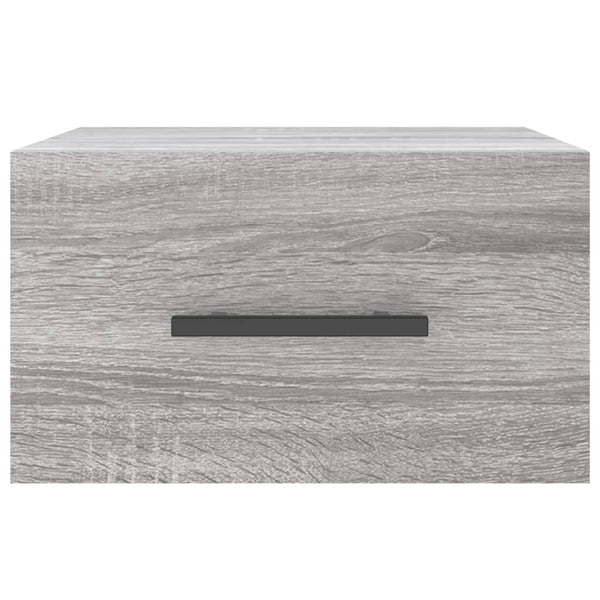 Wand Nachttische Grau Sonoma 2er-Set