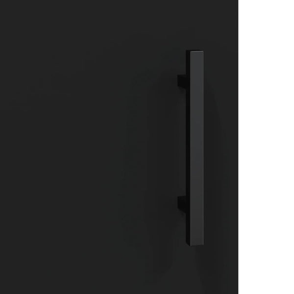 Schwarzer Wandschrank 60x31x70 cm