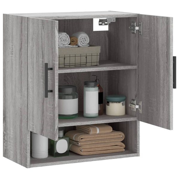 Wandschrank Grau Sonoma 60x31x70 cm