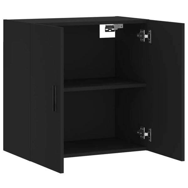 Wandschrank Schwarz 60x60 cm