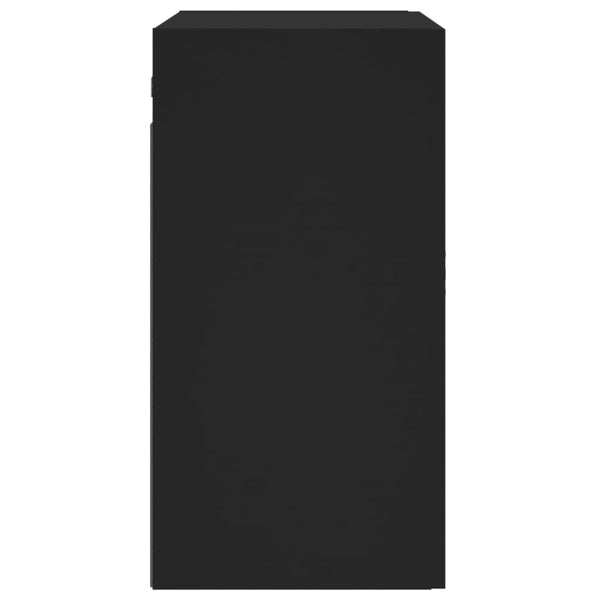 Wandschrank Schwarz 60x60 cm