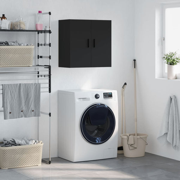Wandschrank Schwarz 60x60 cm