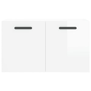 Hochglanz-Wandschrank Weiß 60x35 cm