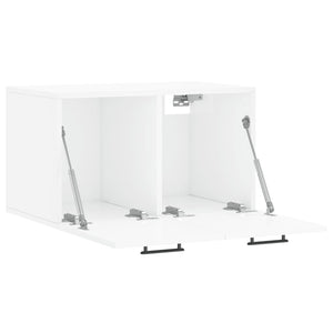 Hochglanz-Wandschrank Weiß 60x35 cm