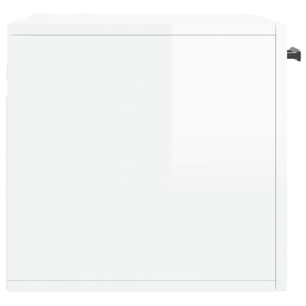 Hochglanz-Wandschrank Weiß 60x35 cm
