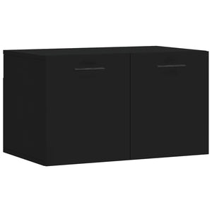 Schwarzer Wandschrank 60x36,5x35 cm