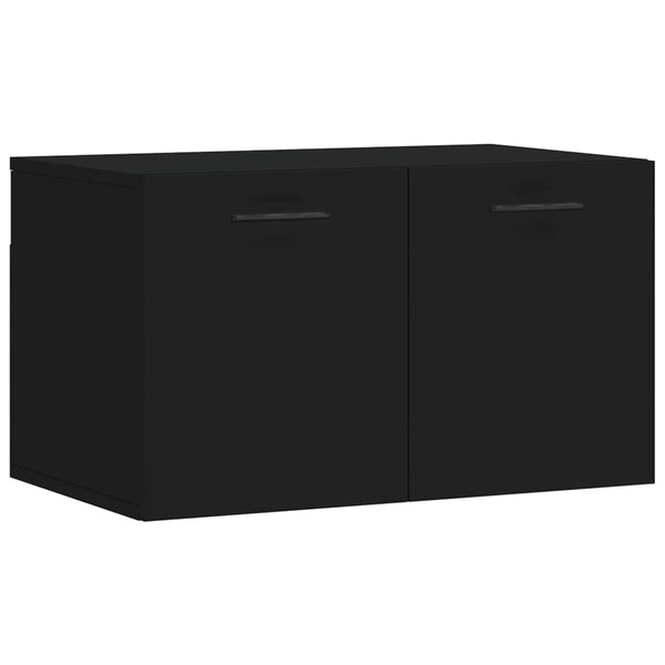 Schwarzer Wandschrank 60x36,5x35 cm