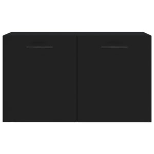Schwarzer Wandschrank 60x36,5x35 cm