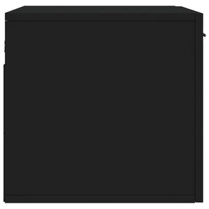 Schwarzer Wandschrank 60x36,5x35 cm