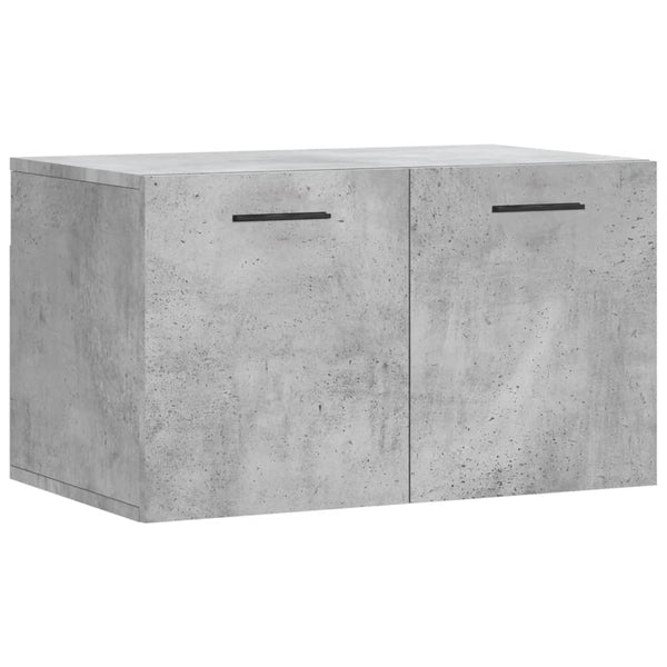 vidaXL Armoire murale gris béton 60x36,5x35 cm Aggloméré