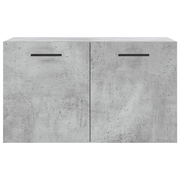 vidaXL Armoire murale gris béton 60x36,5x35 cm Aggloméré