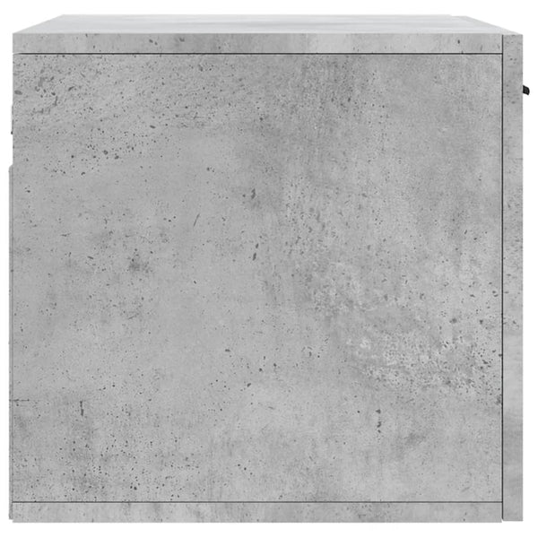 vidaXL Armoire murale gris béton 60x36,5x35 cm Aggloméré