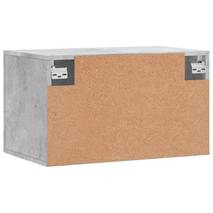 vidaXL Armoire murale gris béton 60x36,5x35 cm Aggloméré