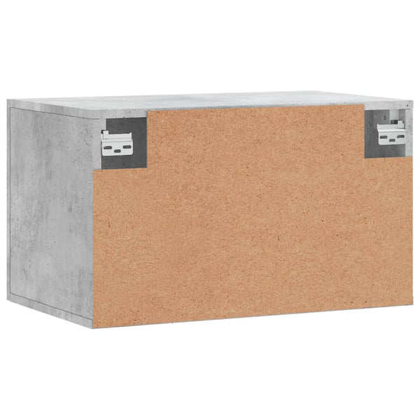 vidaXL Armoire murale gris béton 60x36,5x35 cm Aggloméré