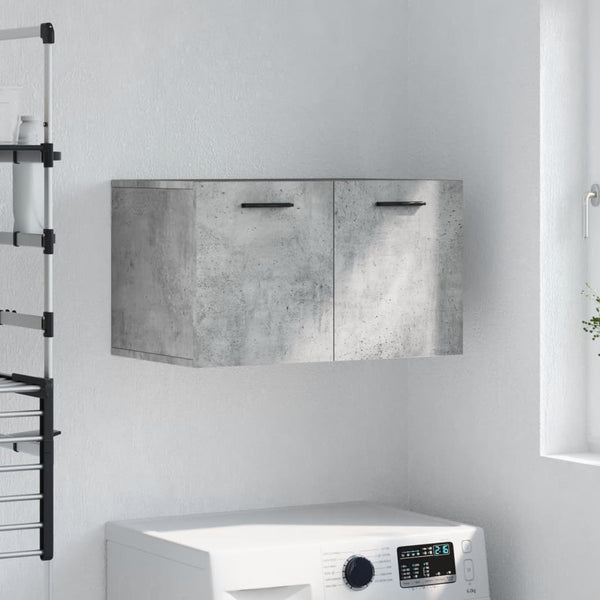 vidaXL Armoire murale gris béton 60x36,5x35 cm Aggloméré