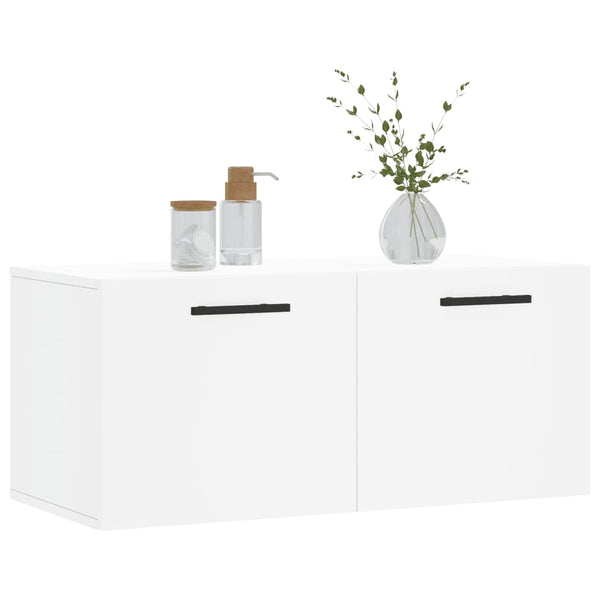 Weißer Wandschrank 80x36,5x35 cm