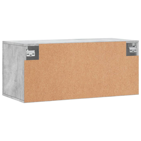 Wandschrank Betongrau 80 cm