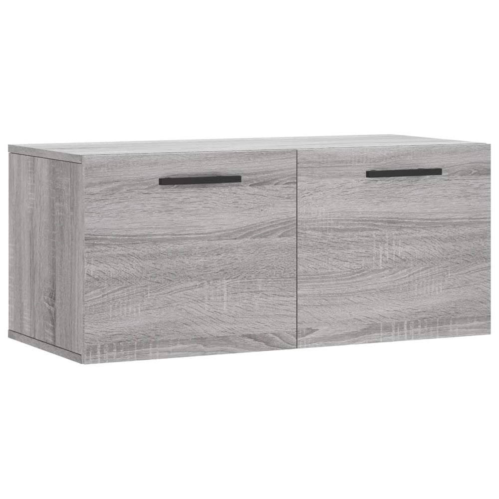 Grauer Wandschrank Sonoma 80x36,5x35 cm