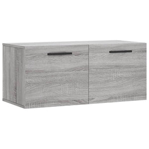 Grauer Wandschrank Sonoma 80x36,5x35 cm