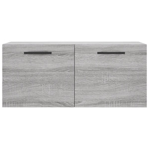 Grauer Wandschrank Sonoma 80x36,5x35 cm