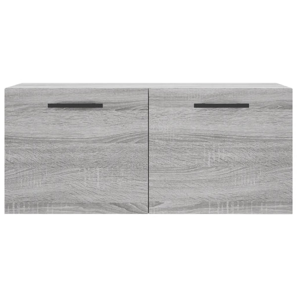 Grauer Wandschrank Sonoma 80x36,5x35 cm