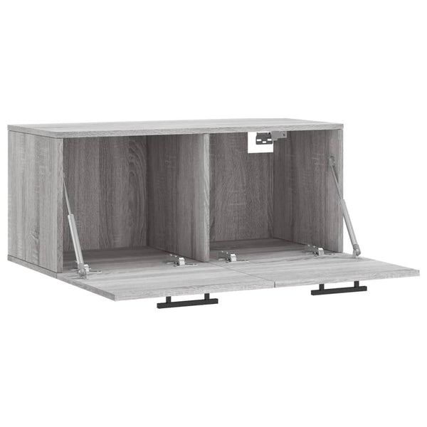 Grauer Wandschrank Sonoma 80x36,5x35 cm