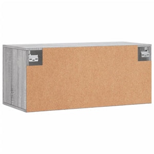 Grauer Wandschrank Sonoma 80x36,5x35 cm