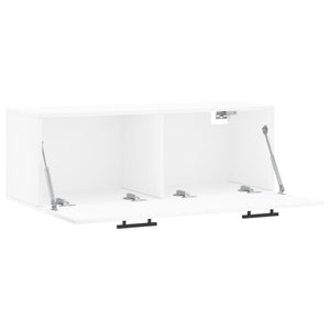 Wandschrank Weiß 100 cm Holz