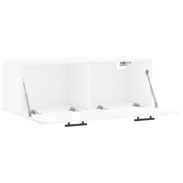 Wandschrank Weiß 100 cm Holz