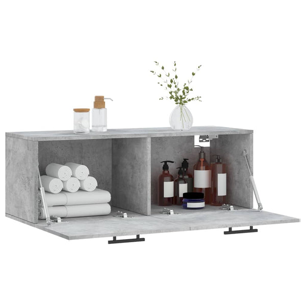 Wandschrank Betongrau 100 cm