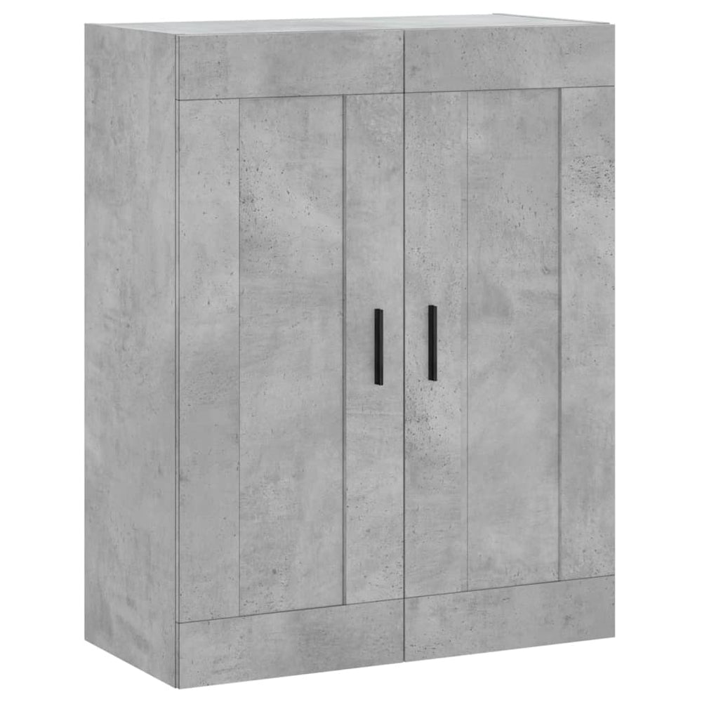 vidaXL Wall Cabinet Concrete Grey 69.5x34x90 cm Engineered Wood
