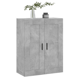 vidaXL Armoire murale gris béton 69,5x34x90 cm Aggloméré