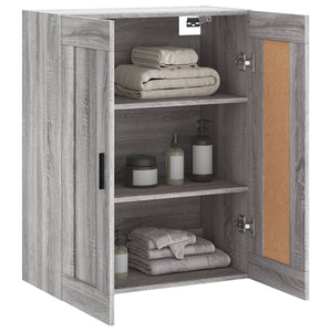Wandschrank Grau Sonoma 69,5x34x90 cm