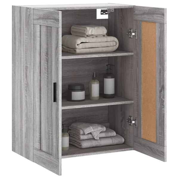 Wandschrank Grau Sonoma 69,5x34x90 cm