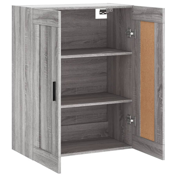 Wandschrank Grau Sonoma 69,5x34x90 cm
