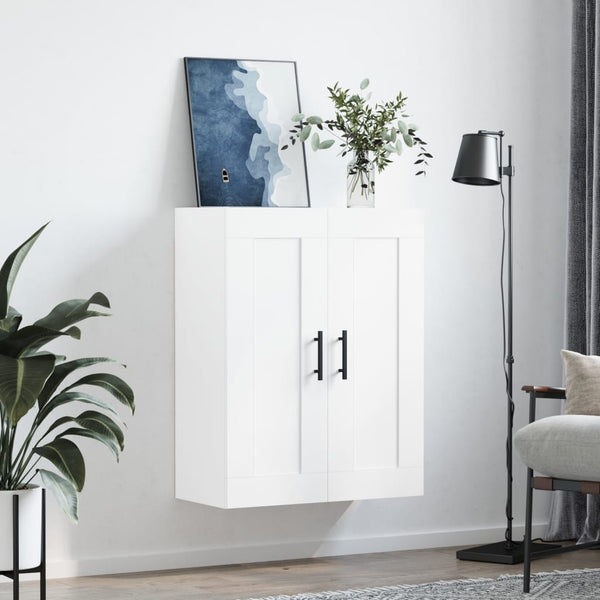 Wandschrank Weiß Holzwerkstoff 69,5x34x90 cm