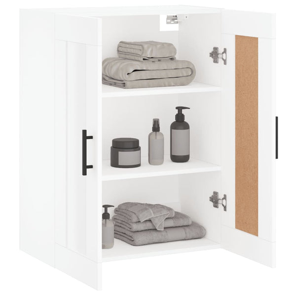 Wandschrank Weiß Holzwerkstoff 69,5x34x90 cm