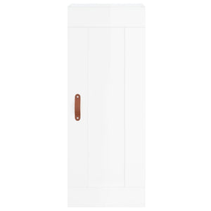 Hochglanz Wandschrank Weiß 34,5x34x90cm