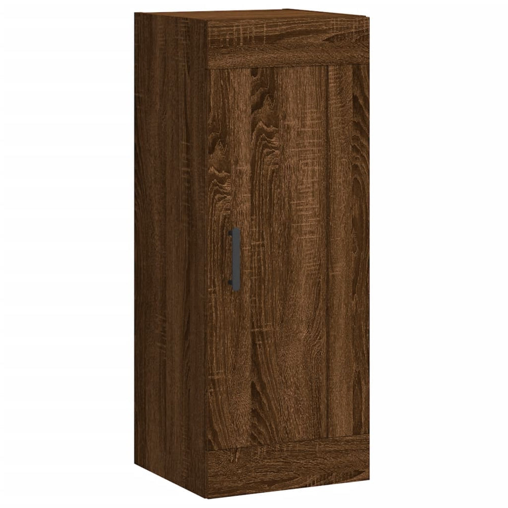 vidaXL Wall Cabinet Brown Oak-Look 34.5x34x90 cm Engineered Wood