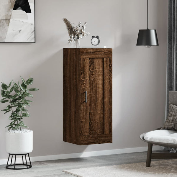 Wandschrank Braun Eiche 34,5x34x90cm