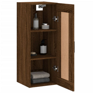 Wandschrank Braun Eiche 34,5x34x90cm