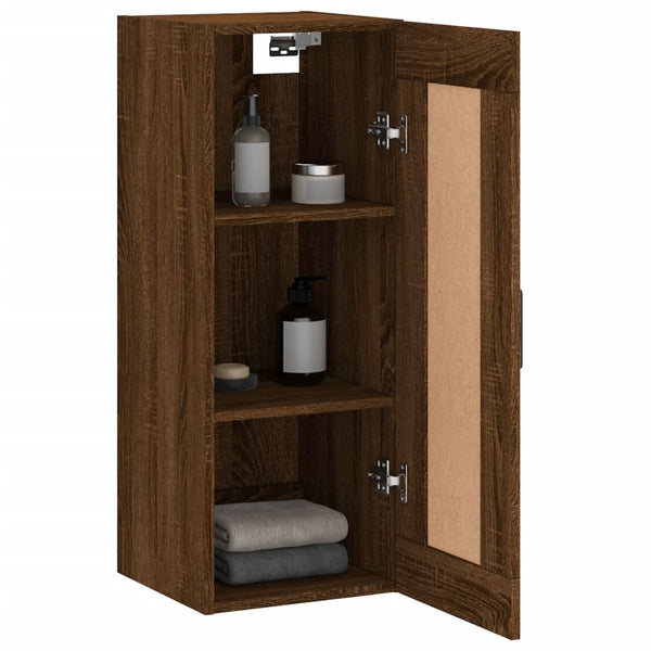 Wandschrank Braun Eiche 34,5x34x90cm