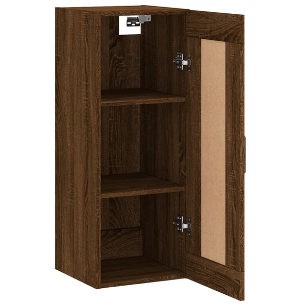 Wandschrank Braun Eiche 34,5x34x90cm