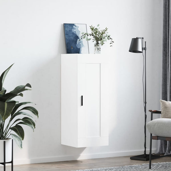Wandschrank Weiß 34,5x34x90 cm