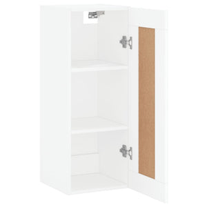 Wandschrank Weiß 34,5x34x90 cm