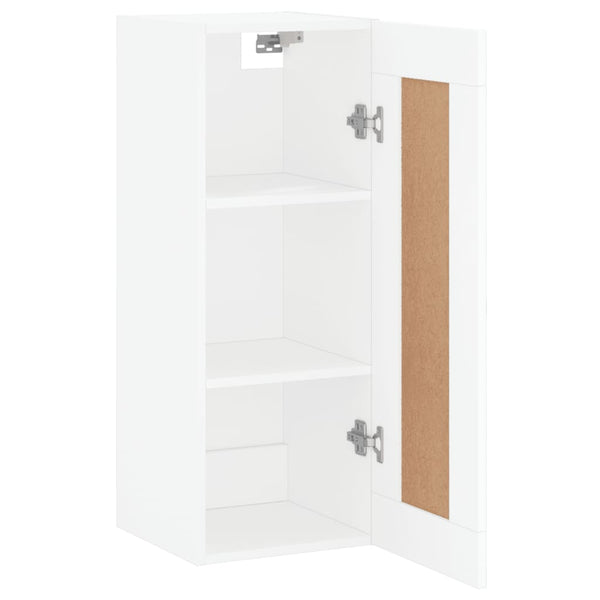 Wandschrank Weiß 34,5x34x90 cm