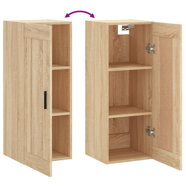Wandschrank Sonoma-Eiche 34,5x34x90 cm