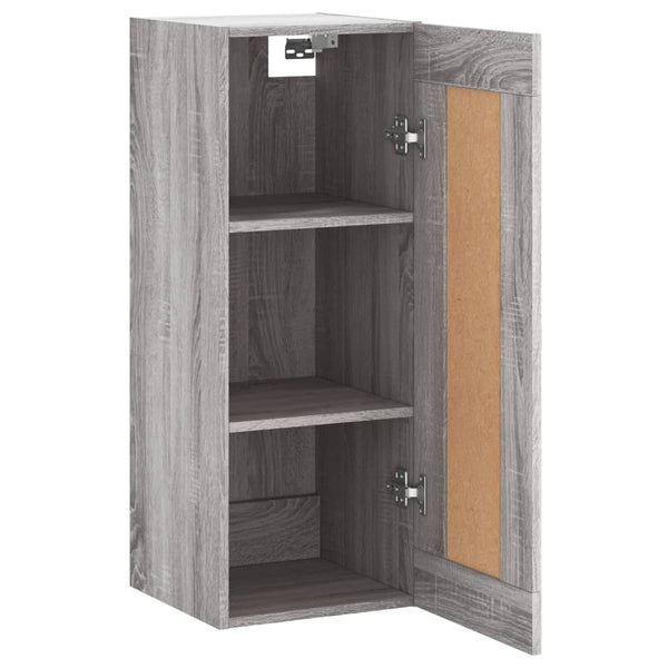 Wandschrank Grau Sonoma 34,5x34x90 cm