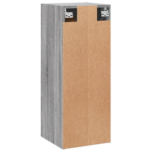 Wandschrank Grau Sonoma 34,5x34x90 cm