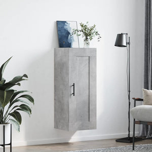 Wandschrank Betongrau 34,5x34x90 cm